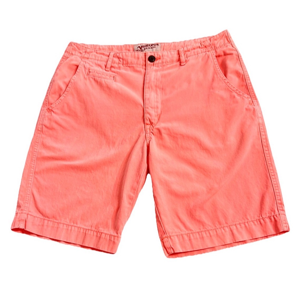 Men’s Arizona Jean Co Coral Chino Shorts Size 34 Summer Casual
